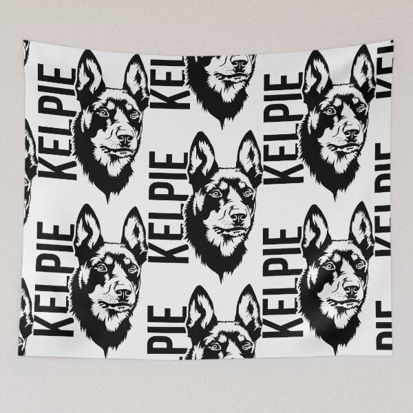 Item preview, Australian Kelpie Portrait Dog Portrait Dog designed and sold by dogarts.