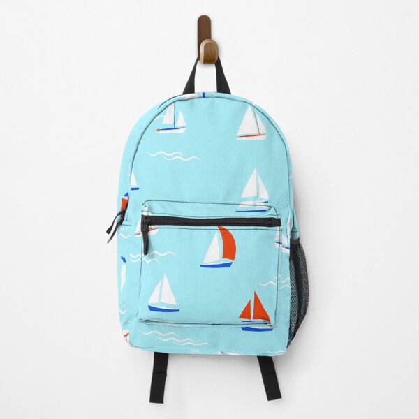 Item preview, Cartoon sailboats and waves  designed and sold by ReflectedCrafts.