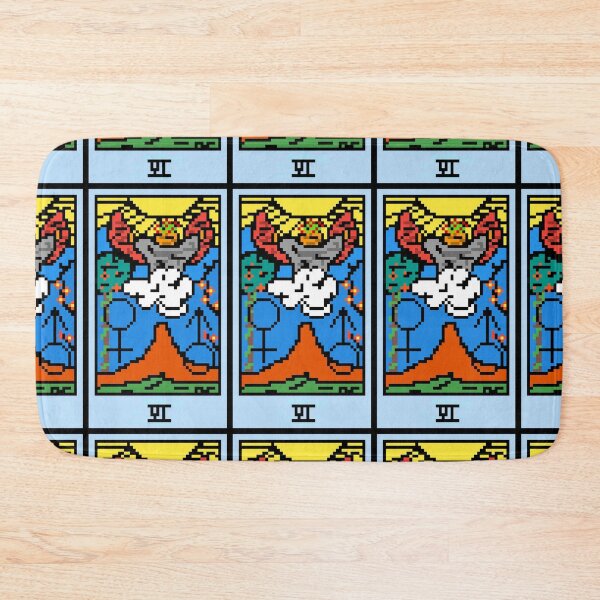 Item preview, Wait, is this pixel art tarot? Black - Major Arcana 'The Lovers' (Design for T-shirt, stickers and other accessories) designed and sold by Pixel Waite.