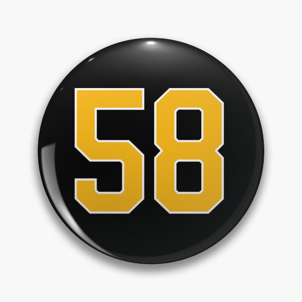 Item preview, Yellow Number 58 lucky sports jersey fifty eight designed and sold by HeavyStyle.