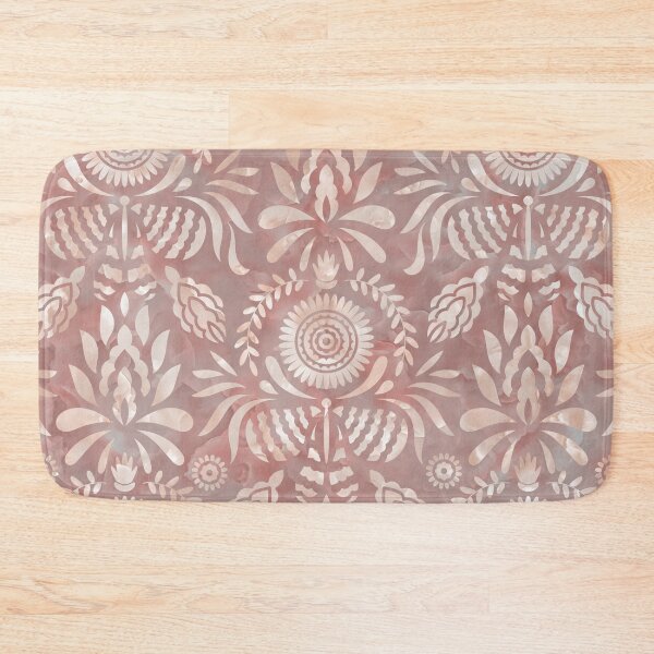Item preview, Rose Quartz Stone Floral Pattern Watercolor designed and sold by Orianah.