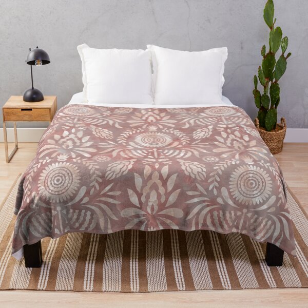 Item preview, Rose Quartz Stone Floral Pattern Watercolor designed and sold by Orianah.