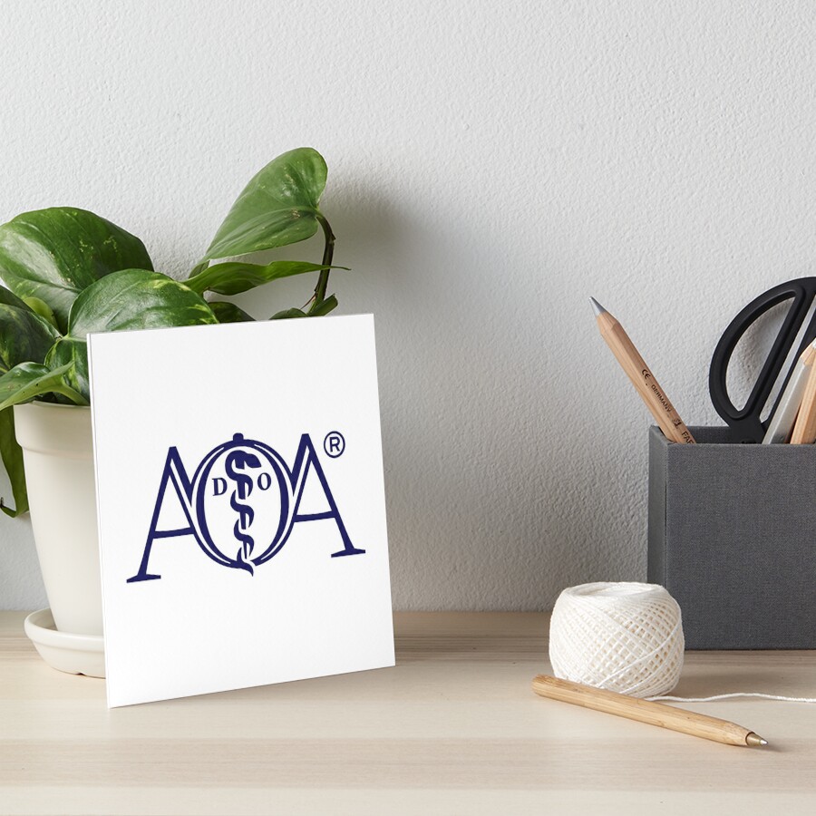 American Osteopathic Association Logo Art Board Print By Stamtwill   Gbra,6x6,900x900 