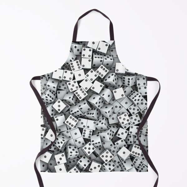 Item preview, Casino Lucky Dice Gambler Abstract Gaming Pattern White designed and sold by GrandeDuc.
