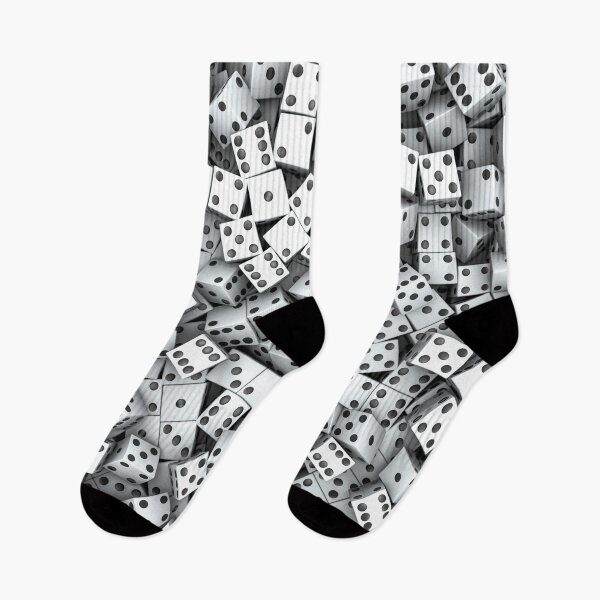 Item preview, Casino Lucky Dice Gambler Abstract Gaming Pattern White designed and sold by GrandeDuc.