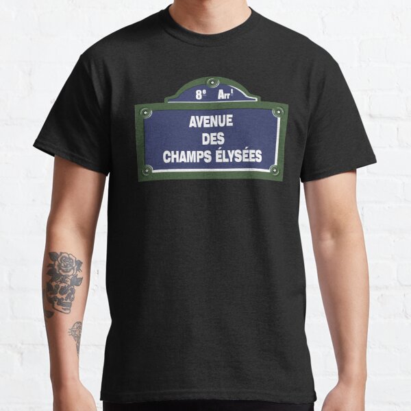 Avenue des 2025 champs t shirt