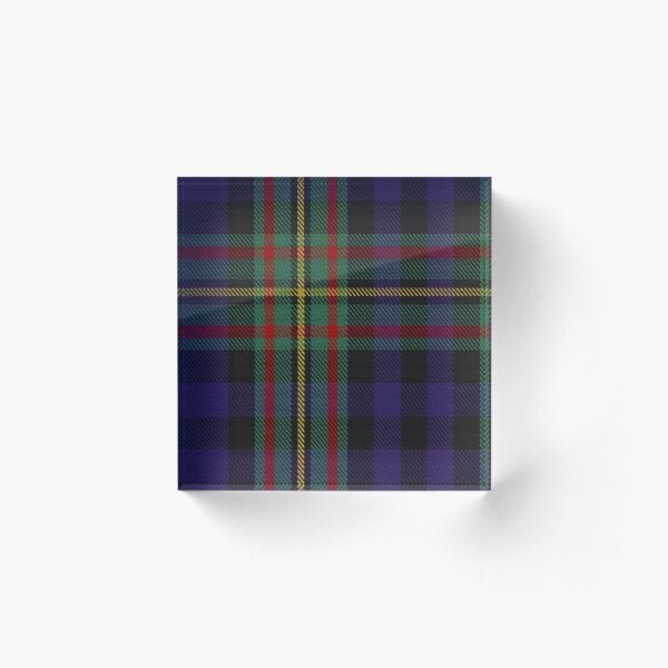 MacLennan Clan/Family Tartan Acrylic Block