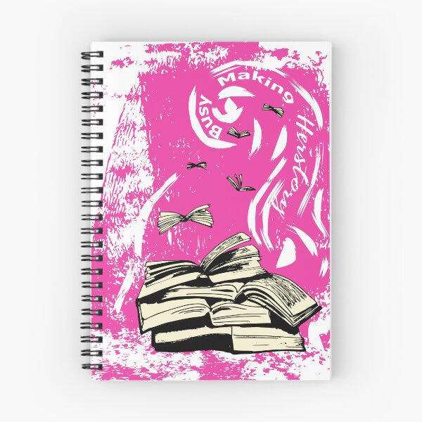 Artikelvorschau, Beschäftigt, Herstory zu machen (pink) entworfen und verkauft von MyThingNow.