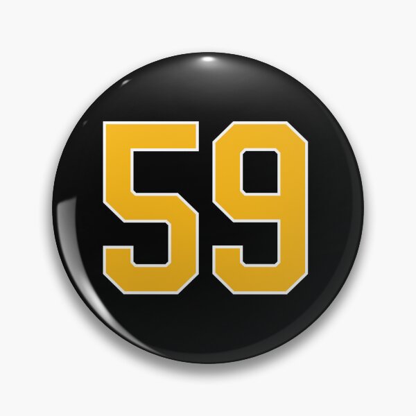 Item preview, Yellow Number 59 lucky sports jersey fifty nine designed and sold by HeavyStyle.