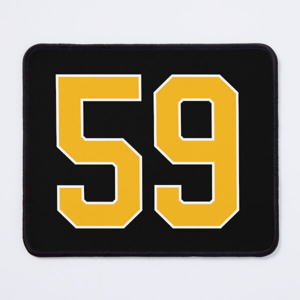 Item preview, Yellow Number 59 lucky sports jersey fifty nine designed and sold by HeavyStyle.
