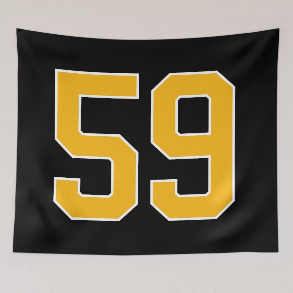 Item preview, Yellow Number 59 lucky sports jersey fifty nine designed and sold by HeavyStyle.