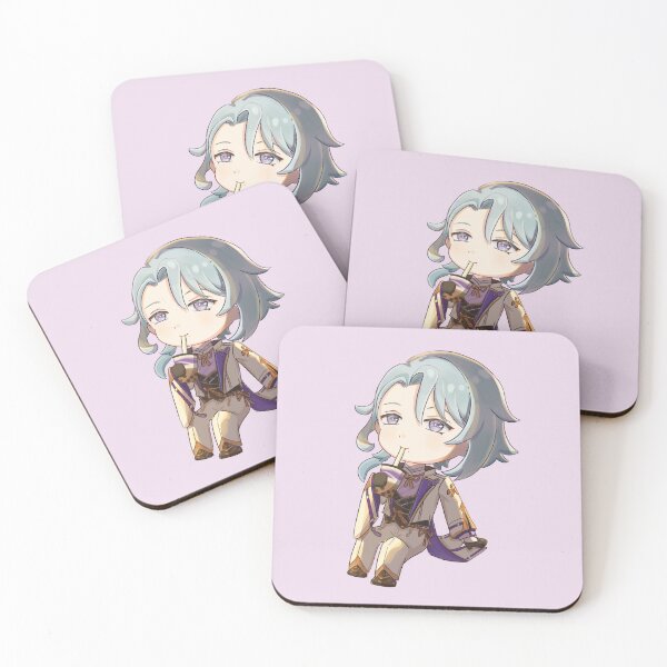 Item preview, Genshin Ayato drinks boba designed and sold by lovartxin.