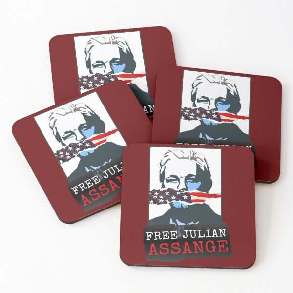 Item preview, KOSTENLOSE JULIAN ASSANGE Funktionsshirt designed and sold by Freeboxin.