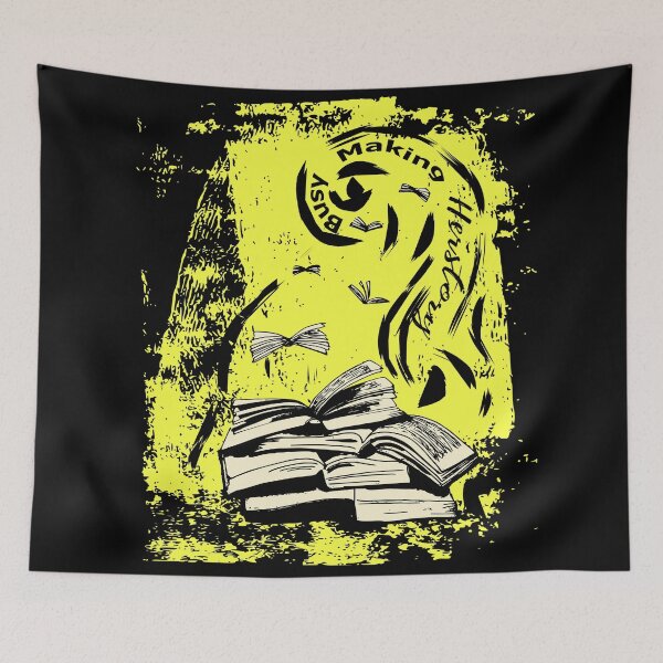 Item preview, Busy Making Herstory (yellow) designed and sold by MyThingNow.