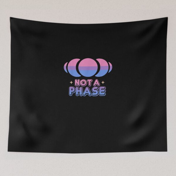 Item preview, Pastel Goth Not A Phase Kawaii LGBT Bi Pride Flag Moon designed and sold by DeannaMarks.