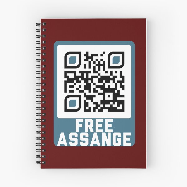 Item preview, Kostenloses ASSANGE  - WikiLeaks QR Code   designed and sold by Freeboxin.