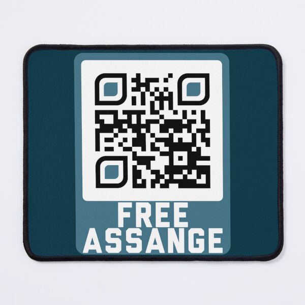 Item preview, Kostenloses ASSANGE  - WikiLeaks QR Code   designed and sold by Freeboxin.
