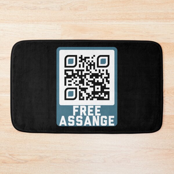 Item preview, Kostenloses ASSANGE  - WikiLeaks QR Code   designed and sold by Freeboxin.