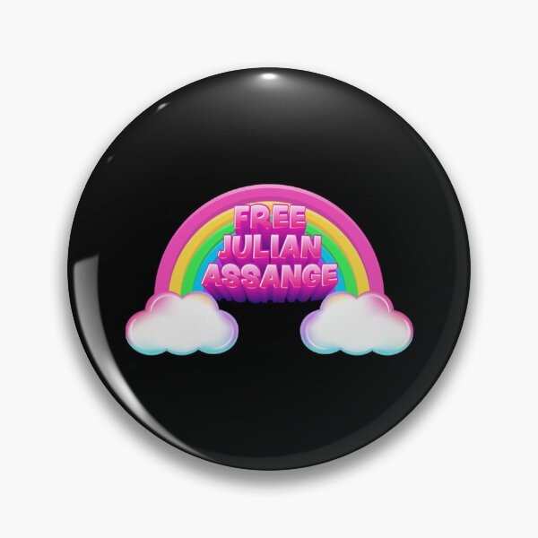 Item preview, Rainbow Free Julian Assange   designed and sold by Freeboxin.