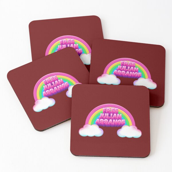 Item preview, Rainbow Free Julian Assange   designed and sold by Freeboxin.