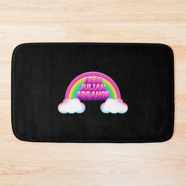 Item preview, Rainbow Free Julian Assange   designed and sold by Freeboxin.