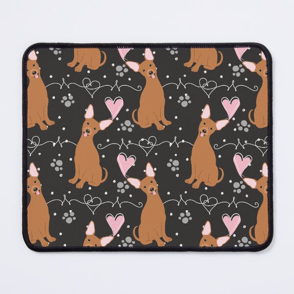 Item preview, LOVE Red Miniature Pinscher Dog designed and sold by Lulupainting.