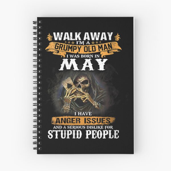 Item preview, Walk Away Im A Grumpy old man I Was born in May designed and sold by TamYork.