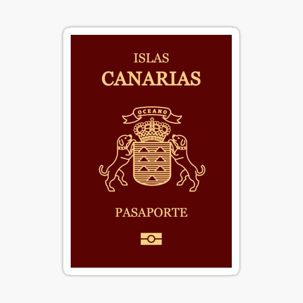 Canary Islands Passport Sticker For Sale By Hakvs Redbubble 1159