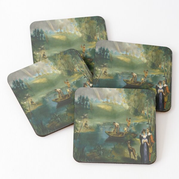 Item preview, Fishing-Edouard Manet designed and sold by LumiereSasha.