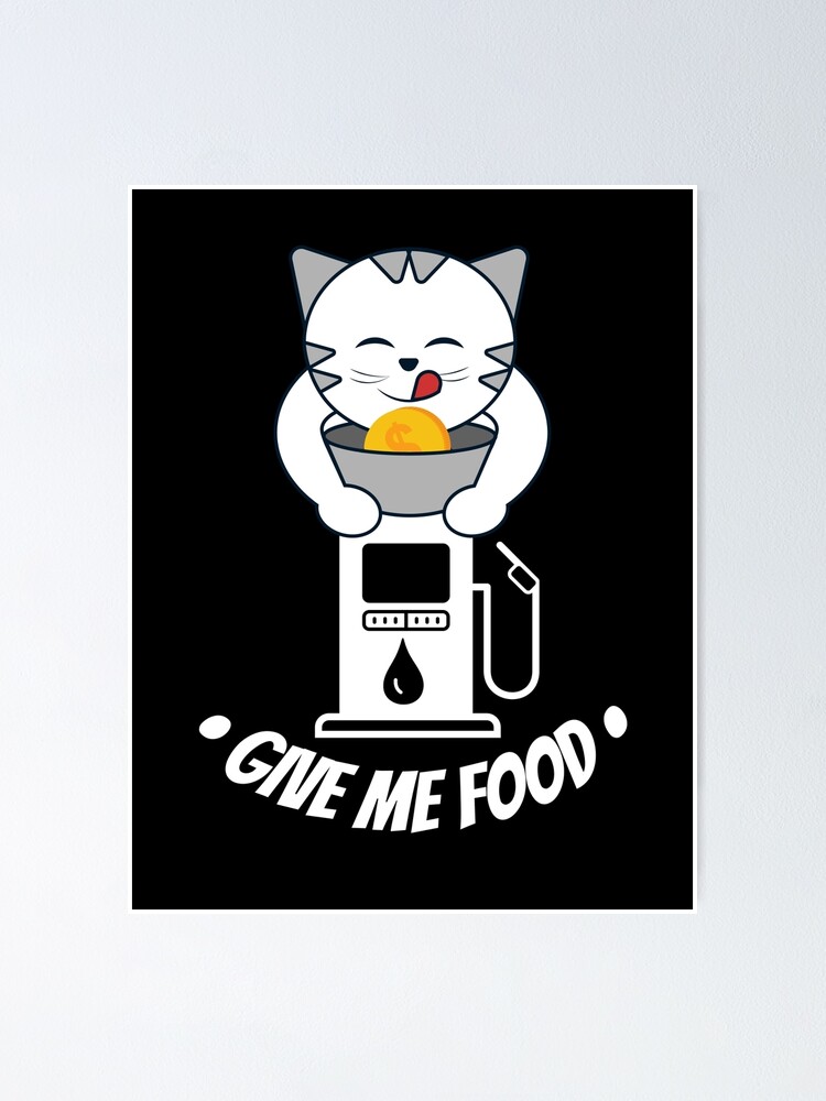 "Cat Gas Station" Poster for Sale by NipponCreative Redbubble