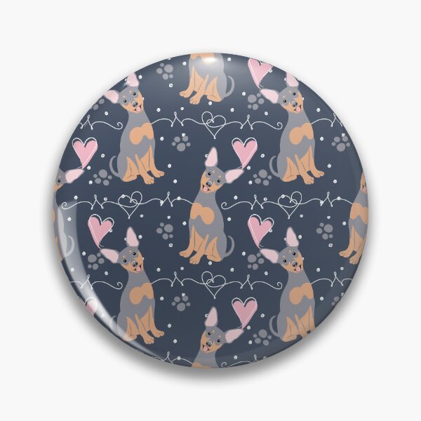 Item preview, LOVE Blue Tan Miniature Pinscher Dog designed and sold by Lulupainting.