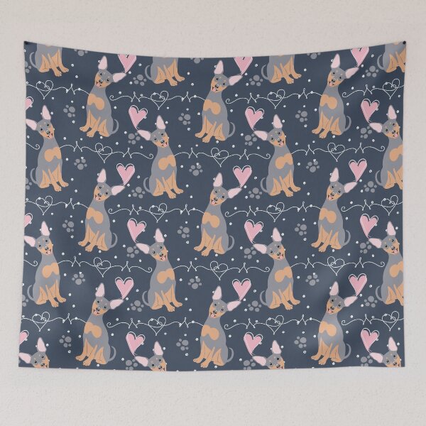 Item preview, LOVE Blue Tan Miniature Pinscher Dog designed and sold by Lulupainting.