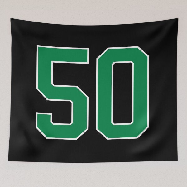 Item preview, 50 number, green lucky sports fifty designed and sold by ArtIsParty.