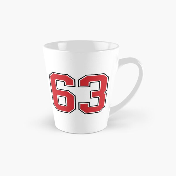 Item preview, Sports Number 63, red black color lucky sport sixty three designed and sold by ArtIsParty.