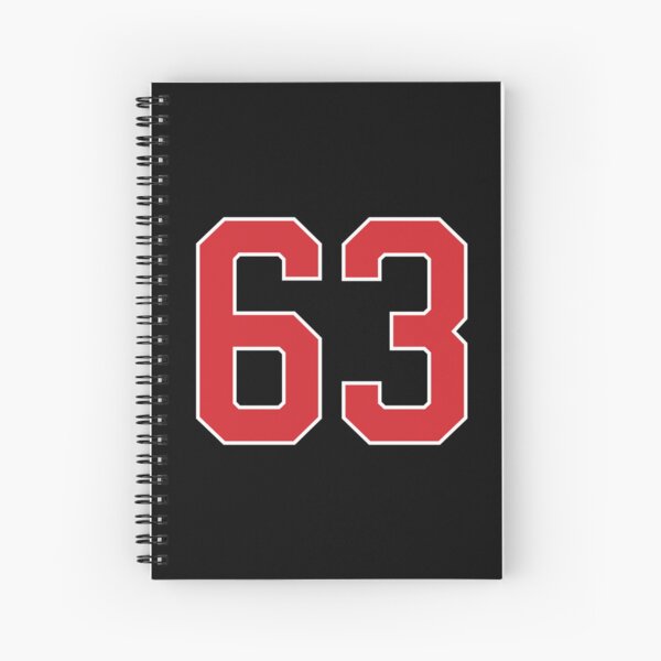 Item preview, Sports Number 63, red black color lucky sport sixty three designed and sold by ArtIsParty.