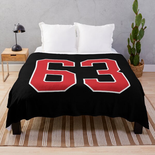 Item preview, Sports Number 63, red black color lucky sport sixty three designed and sold by ArtIsParty.