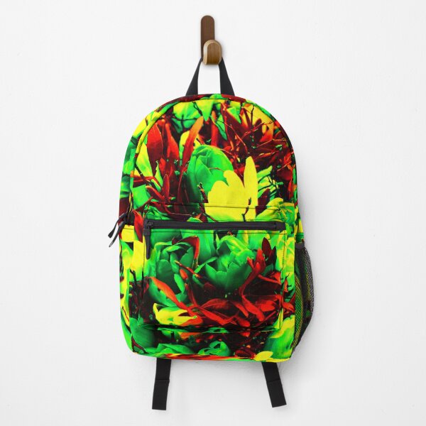 Item preview, Green tulips and dark red leaves - abstract art designed and sold by fowons.