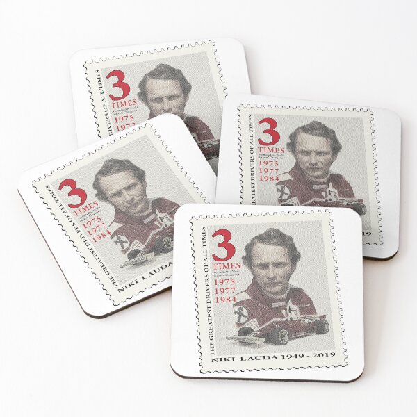 Item preview, Niki Lauda Stamp designed and sold by Theodor Decker.