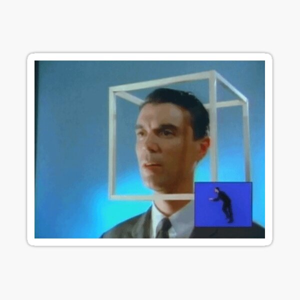 David Byrne Sticker