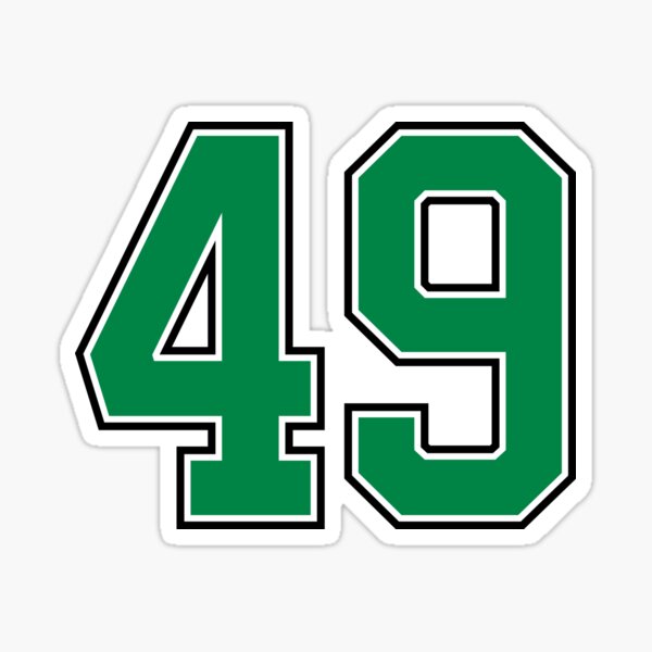 Joe Cardona jersey with number 49 Sticker for Sale by Justtrendytees