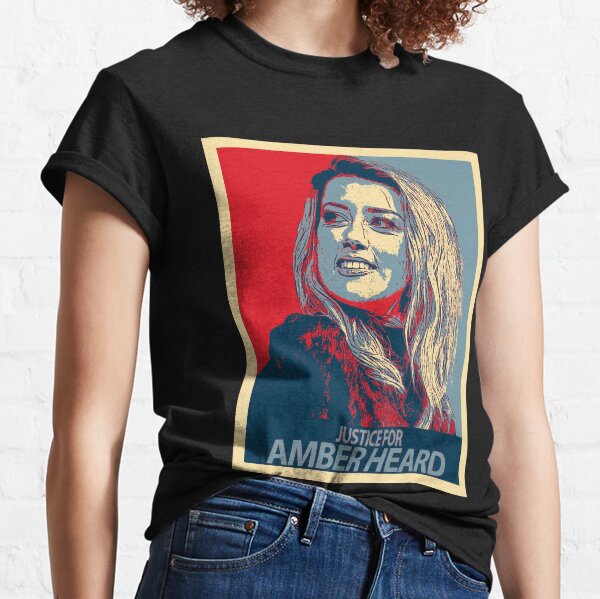 AMBER HEARD Vintage Shirt Amber Heard Homage Tshirt Amber 