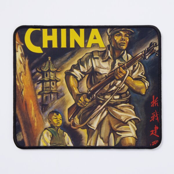 Item preview, CHINA CARRIES ON United China Relief World War 2 Propaganda Poster designed and sold by retroposters.