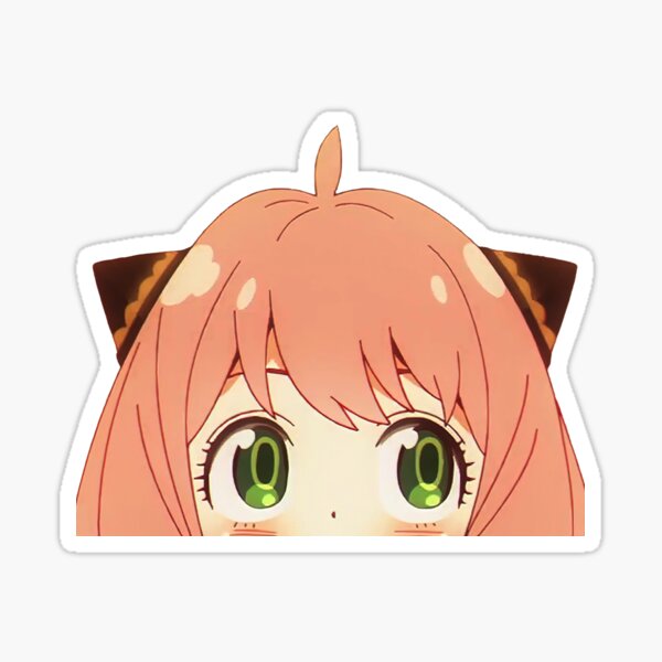 Anya Peeker Sticker