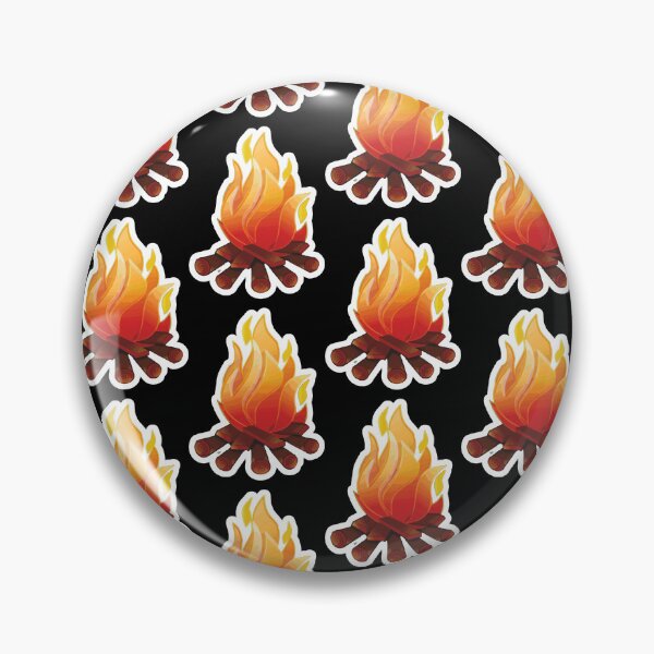 Item preview, BURNING Camp Fire - CAMPFIRE art design Sticker designed and sold by WainoFade.