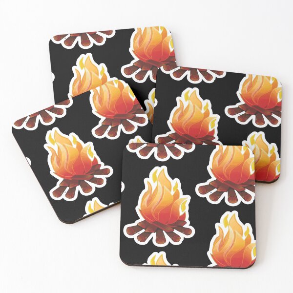 Item preview, BURNING Camp Fire - CAMPFIRE art design Sticker designed and sold by WainoFade.