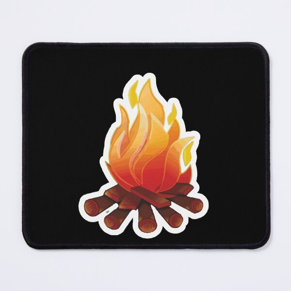 Item preview, BURNING Camp Fire - CAMPFIRE art design Sticker designed and sold by WainoFade.