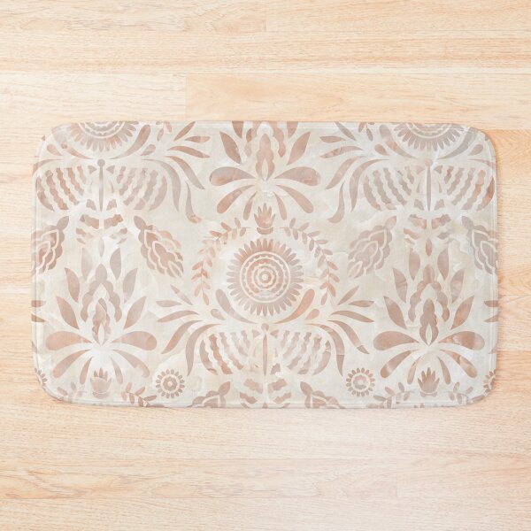 Item preview, Rose Quartz Stone Floral Pattern Watercolor designed and sold by Orianah.