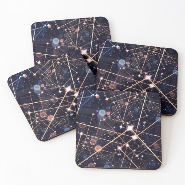 Item preview, Stars cosmic constellations pattern designed and sold by MusicSkateboard.