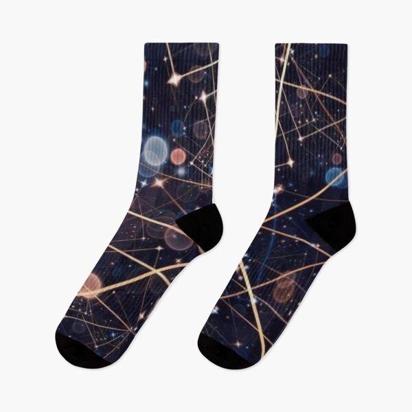 Item preview, Stars cosmic constellations pattern designed and sold by MusicSkateboard.