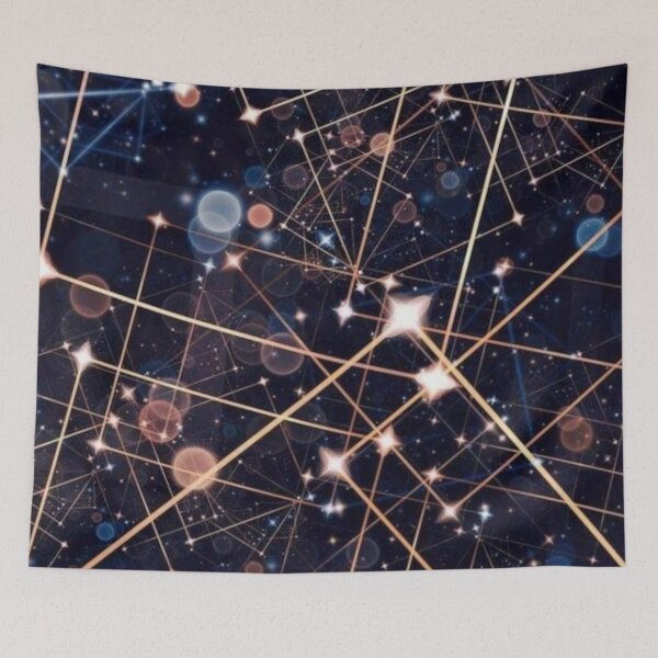 Item preview, Stars cosmic constellations pattern designed and sold by MusicSkateboard.